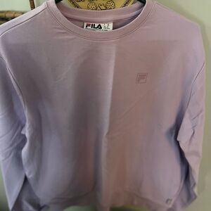 Set of 4 crew neck sweatshirts size Medium - purple